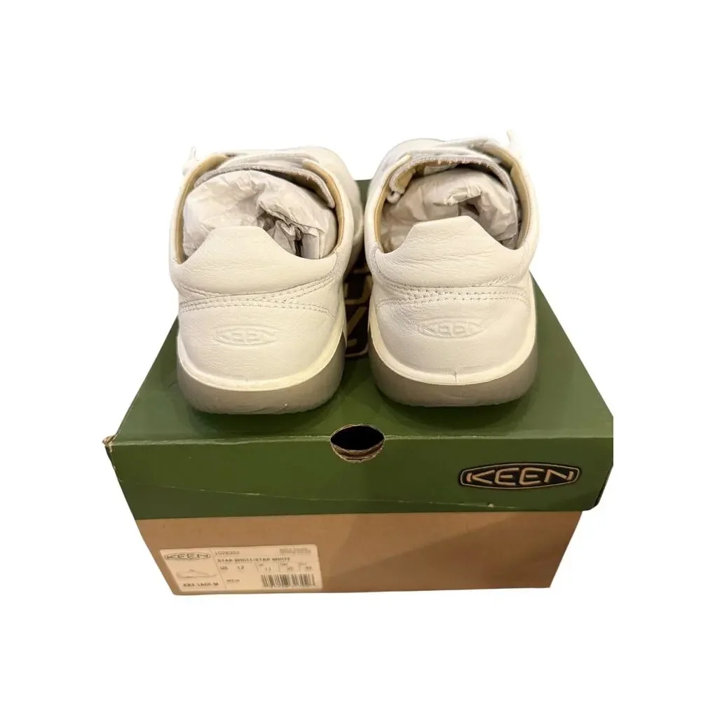 Keen Men's Star White KNX Leather Sneaker Shoes Size 12